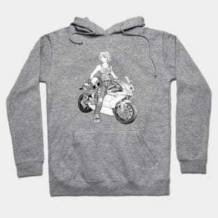 akira ducati Hoodie